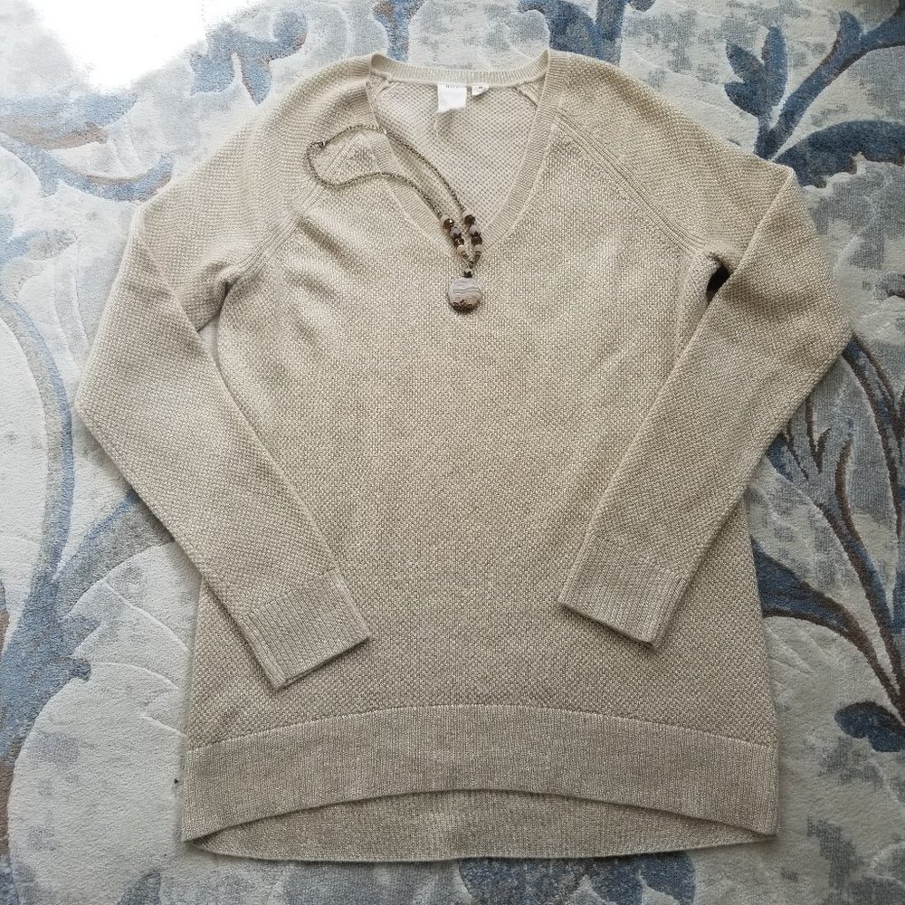 Beautiful golden knit sweater from Gap, XS